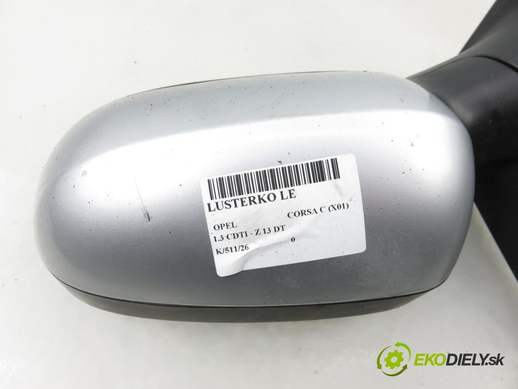 OPEL CORSA C (X01) HB 2004 51,00 1.3 CDTI - Z 13 DT 1248,00 Spätné zrkadlo LE
