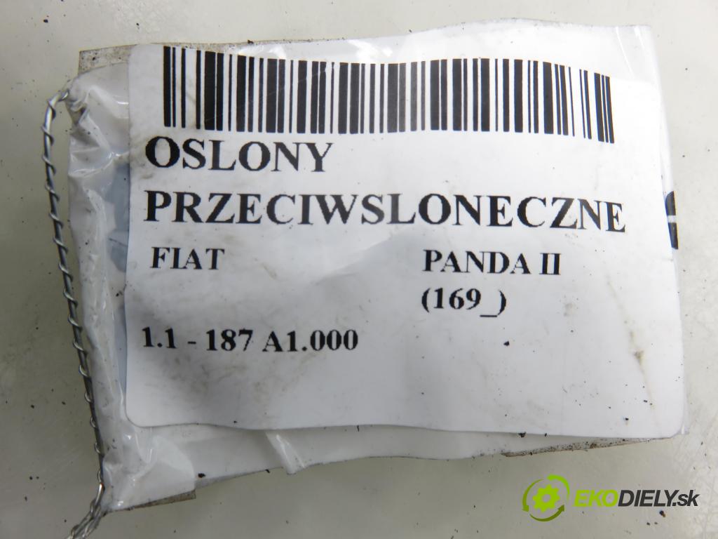 FIAT PANDA (169_) HB 2003 40,00 1.1 54 - 187 A1.000 1108,00 KRYTY SLUNEČNÍ SVĚTLO 