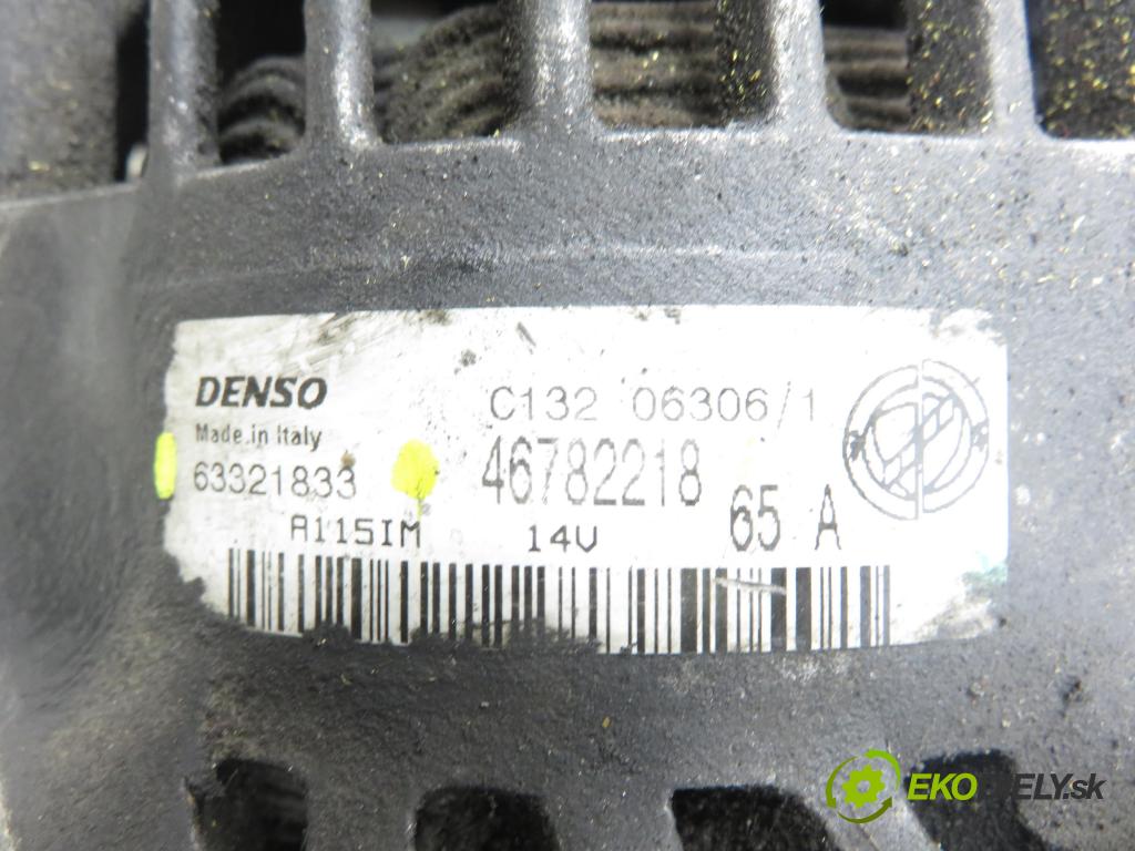 FIAT PUNTO (188_) HB 2000 59,00 1.9 JTD 80 - 188 A2.000 1910,00 Alternátor 46782218 ; 63321833 (Alternátor)