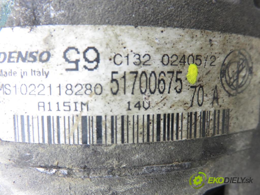 FIAT PANDA (169_) HB 2003 40,00 1.1 54 - 187 A1.000 1108,00 Alternátor 51700675 ; MS1022118280 (Alternátor)