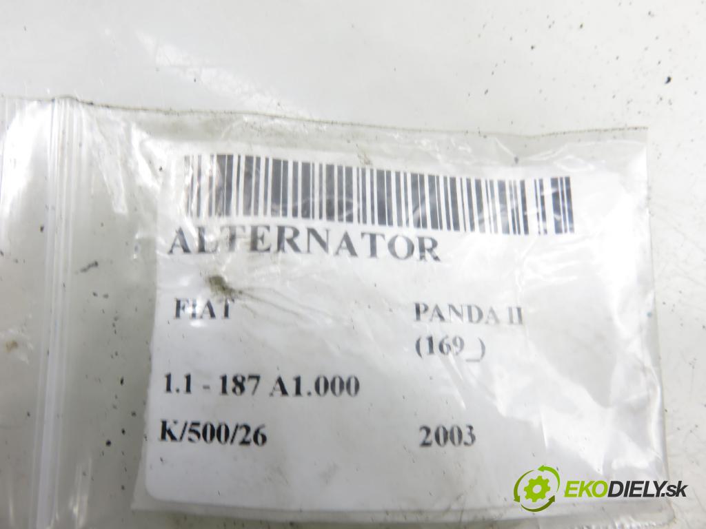 FIAT PANDA (169_) HB 2003 40,00 1.1 54 - 187 A1.000 1108,00 Alternátor 51700675 ; MS1022118280 (Alternátor)