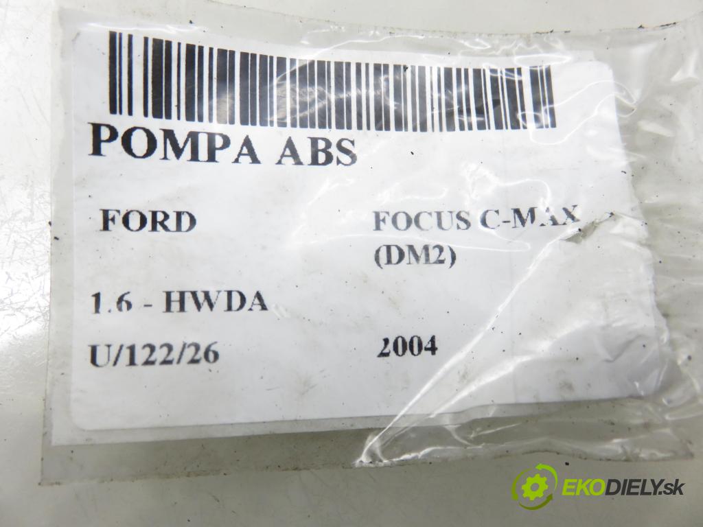FORD FOCUS C-MAX (DM2) MINIVAN 2004 74,00 1.6 - HWDA 1596,00 Pumpa ABS 10097001083 ; 10020700304 (Pumpa ABS)