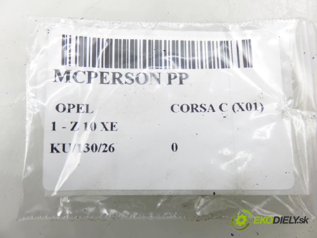 OPEL CORSA C (X01) HB 2002 43,00 1.0 12V 58 - Z 10 XE 973,00 MCPERSON PP AGX026MT