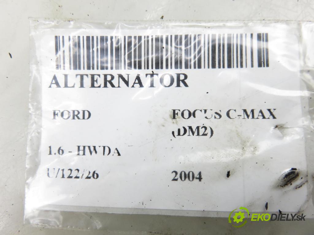 FORD FOCUS C-MAX (DM2) MINIVAN 2004 74,00 1.6 - HWDA 1596,00 Alternátor MS1022118352 (Alternátor)