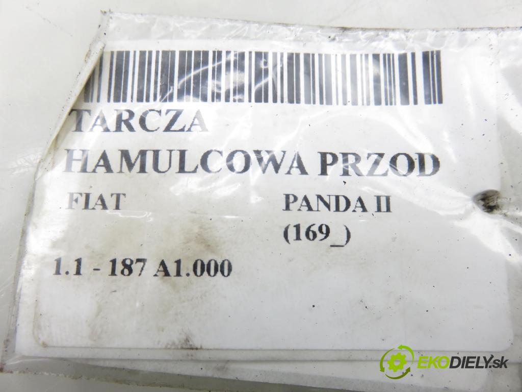 FIAT PANDA (169_) HB 2003 40,00 1.1 54 - 187 A1.000 1108,00 Lamela kotúč brzdová predný