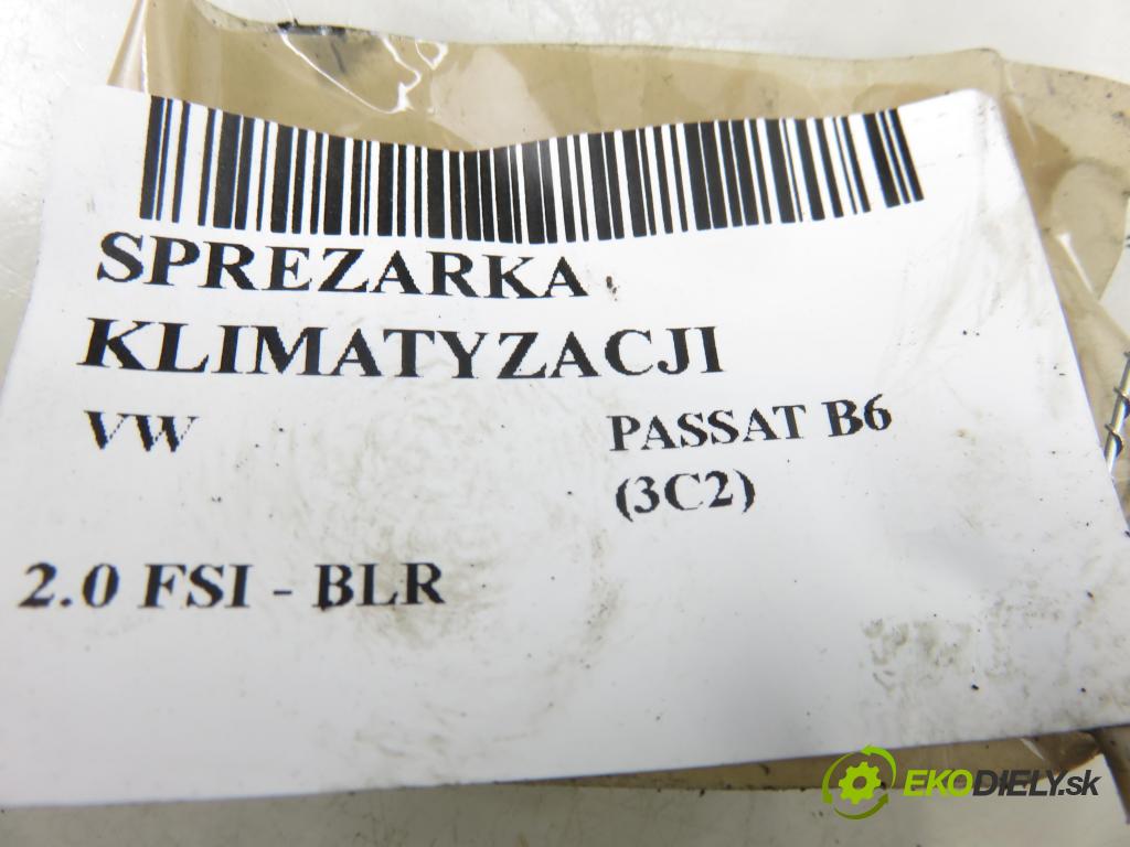 VW PASSAT B6 (3C2) SEDAN 2005 110,00 2.0 FSI - BLR 1984,00 KOMPRESOR: klimatizácie 1K0820803N (Kompresor klimatizácie)
