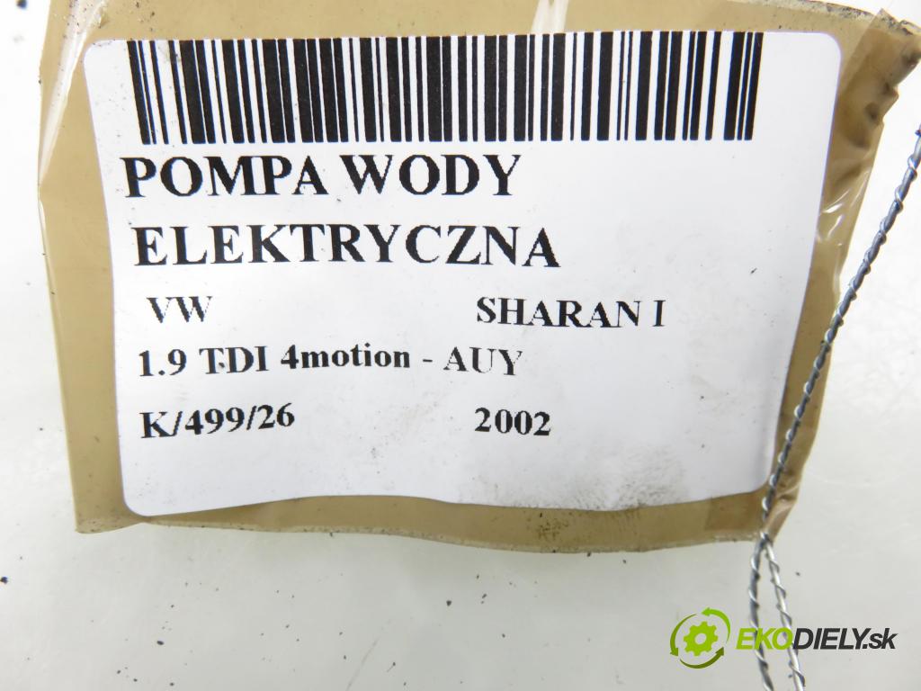 VW SHARAN (7M8, 7M9, 7M6) VAN 2002 85,00 1.9 TDI PD 115 4motion - AUY 1896,00 Pumpa vody elektrická 3D0965561