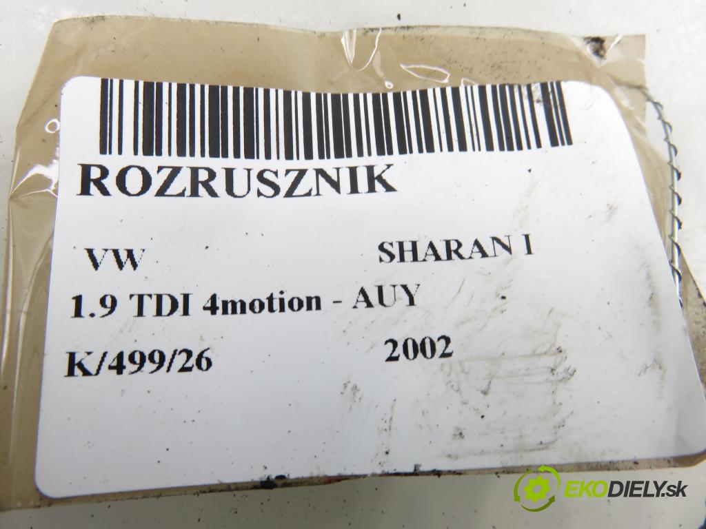 VW SHARAN (7M8, 7M9, 7M6) VAN 2002 85,00 1.9 TDI PD 115 4motion - AUY 1896,00 Štartér (Štartér)