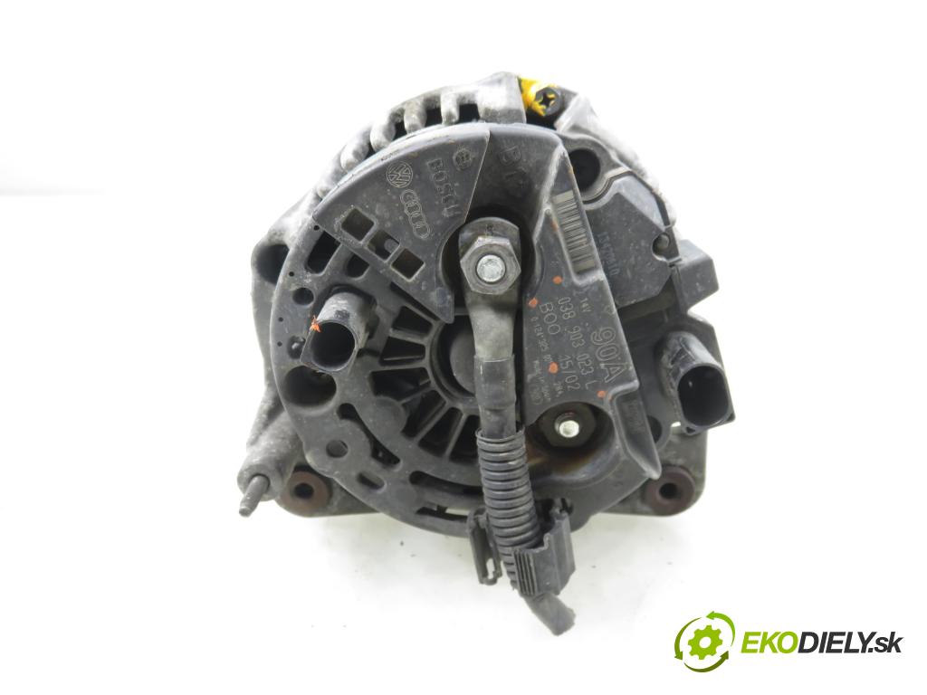 VW SHARAN (7M8, 7M9, 7M6) VAN 2002 85,00 1.9 TDI PD 115 4motion - AUY 1896,00 Alternátor 038903023L ; 0124325001 (Alternátor)