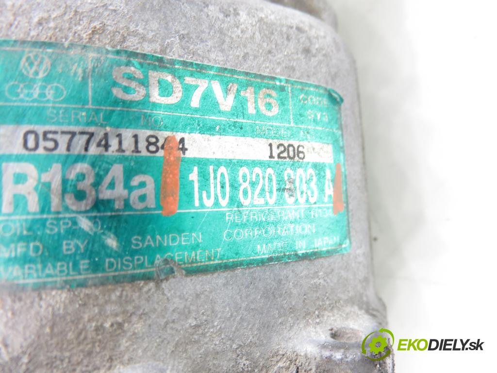 VW SHARAN (7M8, 7M9, 7M6) VAN 2002 85,00 1.9 TDI PD 115 4motion - AUY 1896,00 KOMPRESOR: klimatizácie 1J0820803A (Kompresor klimatizácie)