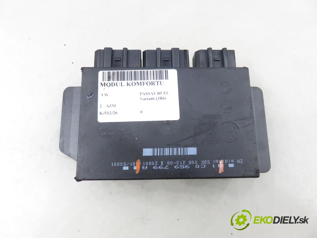 VW PASSAT B5.5 Variant (3B6) KOMBI 2001 85,00 2 - AZM 1984,00 MODUL komfortu 1C0959799A