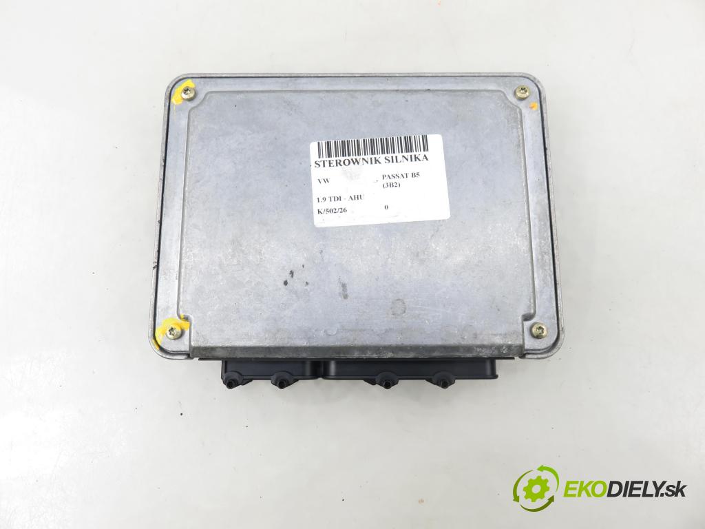 VW PASSAT B5 (3B2) SEDAN 1998 66,00 1.9 TDI 90 - AHU 1896,00 Riadiaca jednotka Motor 038906018P ; 0281001720