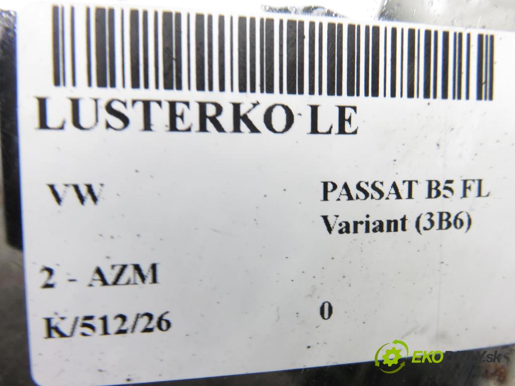 VW PASSAT B5.5 Variant (3B6) KOMBI 2001 85,00 2 - AZM 1984,00 zpětné zrcátko LE