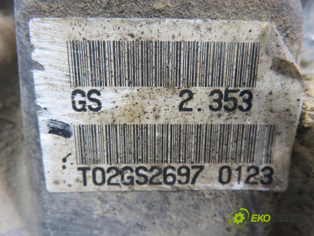 MITSUBISHI OUTLANDER II (CW_W) SUV 2008 125,00 2.4 MIVEC 4WD (CW5W) - 4B12 2360,00 ,diferenciál T02GS2697 ; 2353