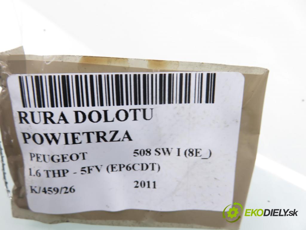 PEUGEOT 508 SW I (8E_) KOMBI 2011 115,00 1.6 THP - 5FV (EP6CDT) 1598,00 Rúra intercoolera turba V758368480 ; V759387880