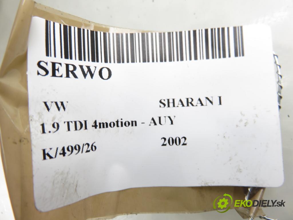 VW SHARAN (7M8, 7M9, 7M6) VAN 2002 85,00 1.9 TDI PD 115 4motion - AUY 1896,00 Posilovač YM212B195AD ; 7M3612100F (Servočerpadlo)