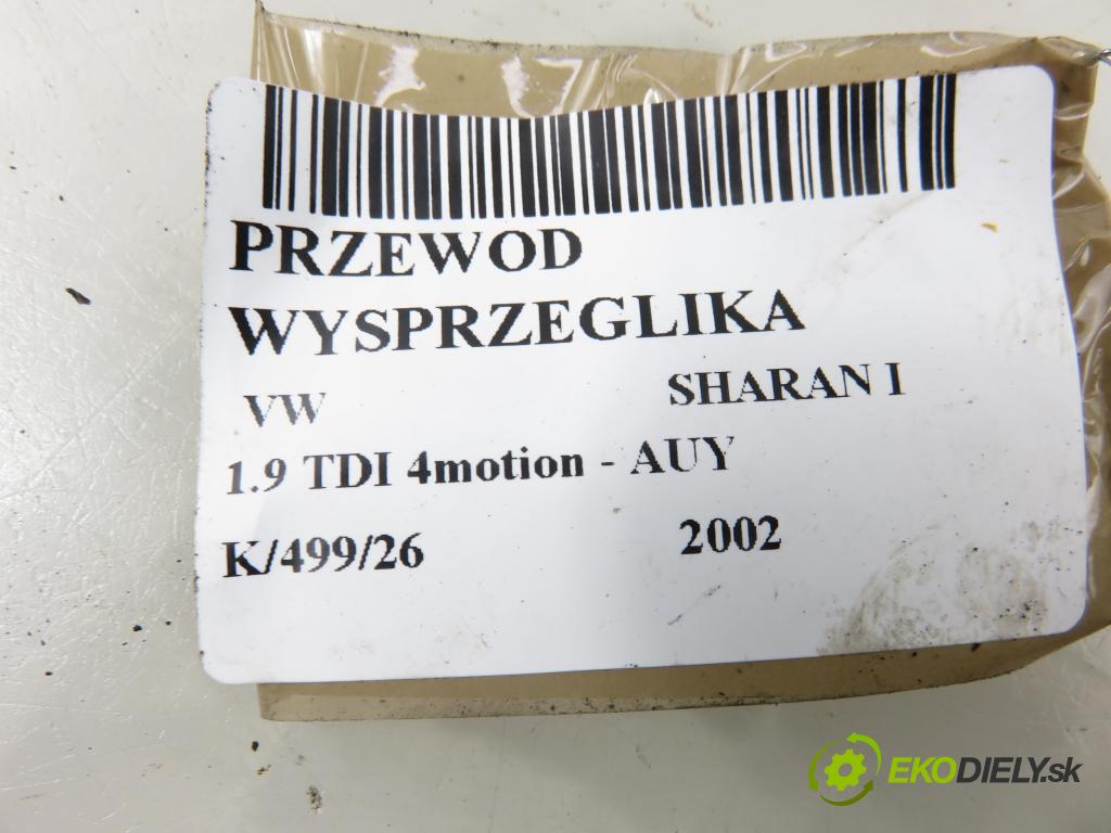 VW SHARAN (7M8, 7M9, 7M6) VAN 2002 85,00 1.9 TDI PD 115 4motion - AUY 1896,00 trubka vypínacího ložiska 7M3721477C
