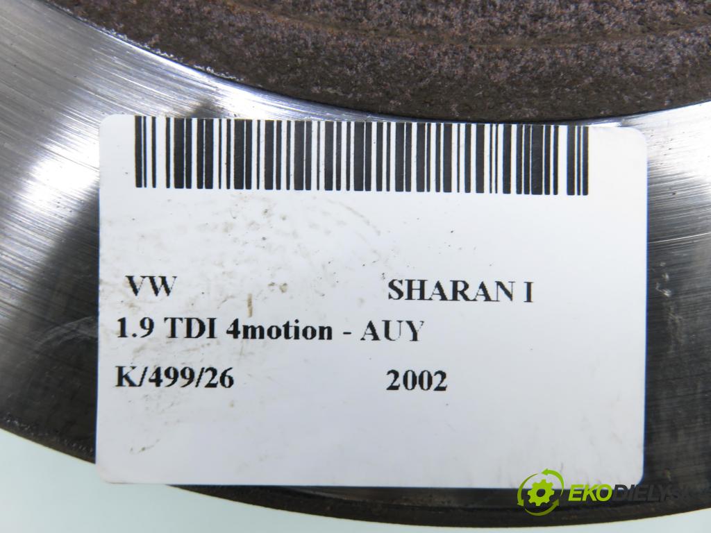 VW SHARAN (7M8, 7M9, 7M6) VAN 2002 85,00 1.9 TDI PD 115 4motion - AUY 1896,00 Lamela kotúč brzdová zadné