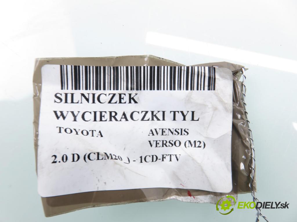 TOYOTA AVENSIS VERSO (_M2_) MINIVAN 2003 85,00 2.0 D (CLM20_) - 1CD-FTV 1995,00 Motorček stierače zadné 8502044020 ; 1592005810