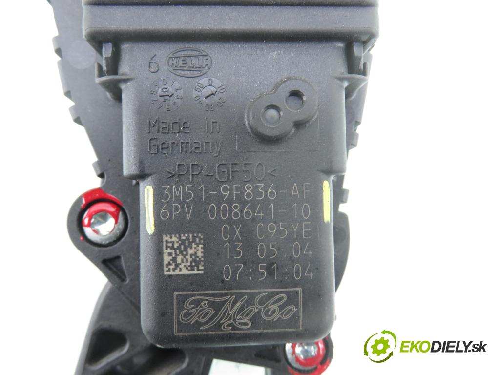 FORD FOCUS C-MAX (DM2) MINIVAN 2004 74,00 1.6 - HWDA 1596,00 potenciometr plynového pedálu 3M519F836AF ; 6PV0086411 (Potenciometr plynového pedálu)