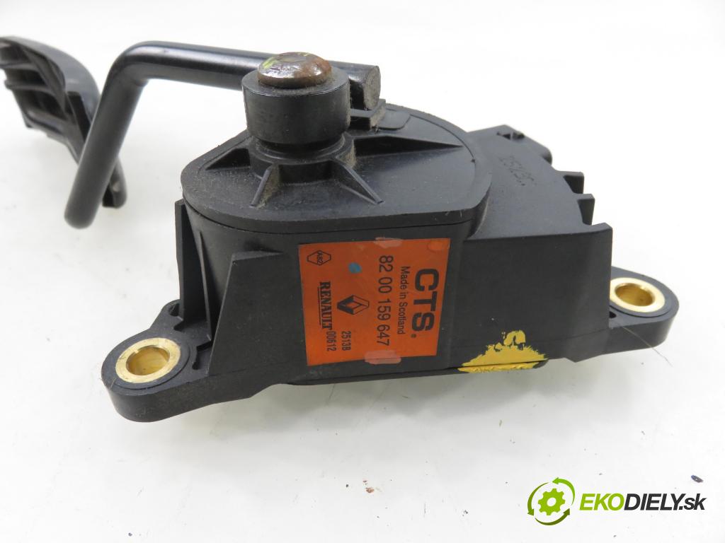 RENAULT SCENIC II (JM0/1_) MINIVAN 2003 88,00 1.9 dCi 120 - F9Q 812 1870,00 potenciometr plynového pedálu 8200159647 (Potenciometr plynového pedálu)