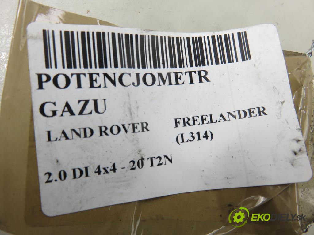 LAND ROVER FREELANDER (L314) SUV 1999 72,00 2.0 DI 4x4 - 20 T2N 1994,00 potenciometr plynového pedálu 0281002329 (Potenciometr plynového pedálu)