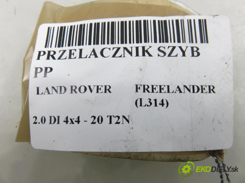 LAND ROVER FREELANDER (L314) SUV 1999 72,00 2.0 DI 4x4 - 20 T2N 1994,00 prepínač okien PP YUF101520LNF