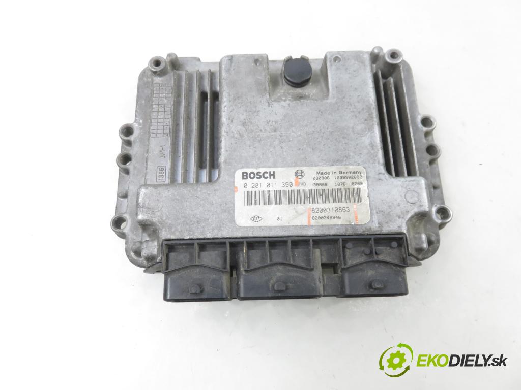 RENAULT SCENIC II (JM0/1_) MINIVAN 2003 88,00 1.9 dCi 120 - F9Q 812 1870,00 Riadiaca jednotka Motor 0281011390 ; 8200310863 ; 8200349846