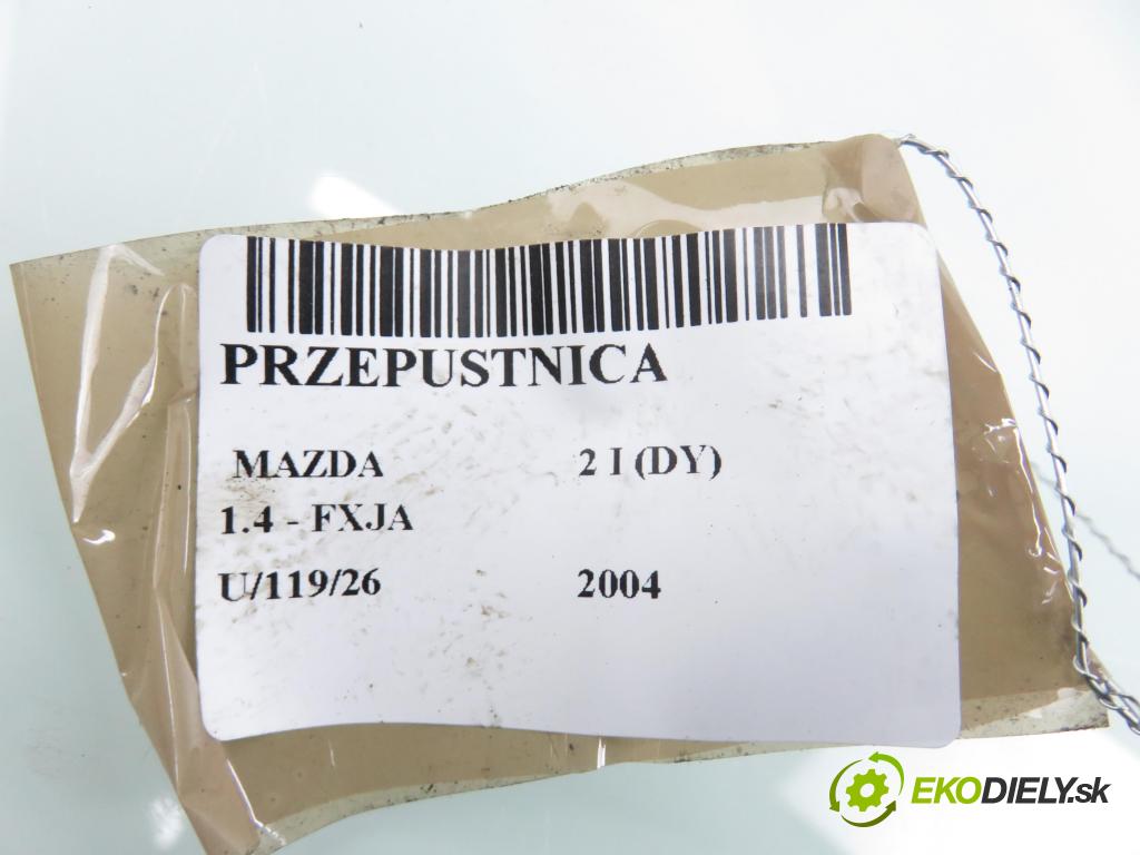 MAZDA 2 (DY) HB 2004 59,00 1.4 - FXJA 1388,00 škrtíci klapka 2S6UEB (Škrticí klapka)