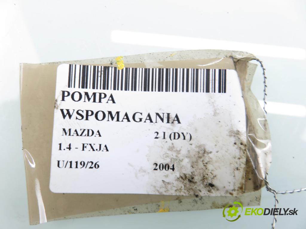MAZDA 2 (DY) HB 2004 59,00 1.4 - FXJA 1388,00 Pumpa servočerpadlo HBDHP (Servočerpadlo)