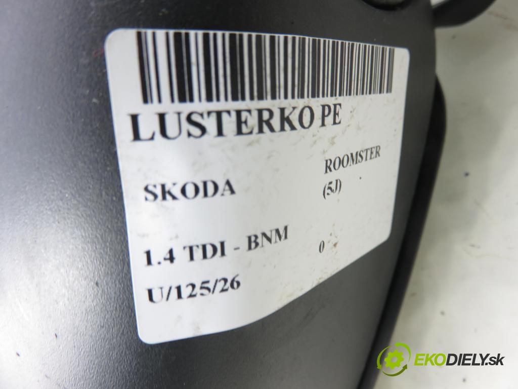 SKODA ROOMSTER (5J) HB 2010 51,00 1.4 TDI - BNM 1422,00 Spätné zrkadlo