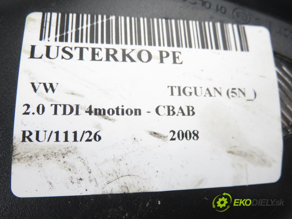 VW TIGUAN (5N_) SUV 2008 103,00 2.0 TDI 4motion - CBAB 1968,00 Spätné zrkadlo 5N1857502AQ