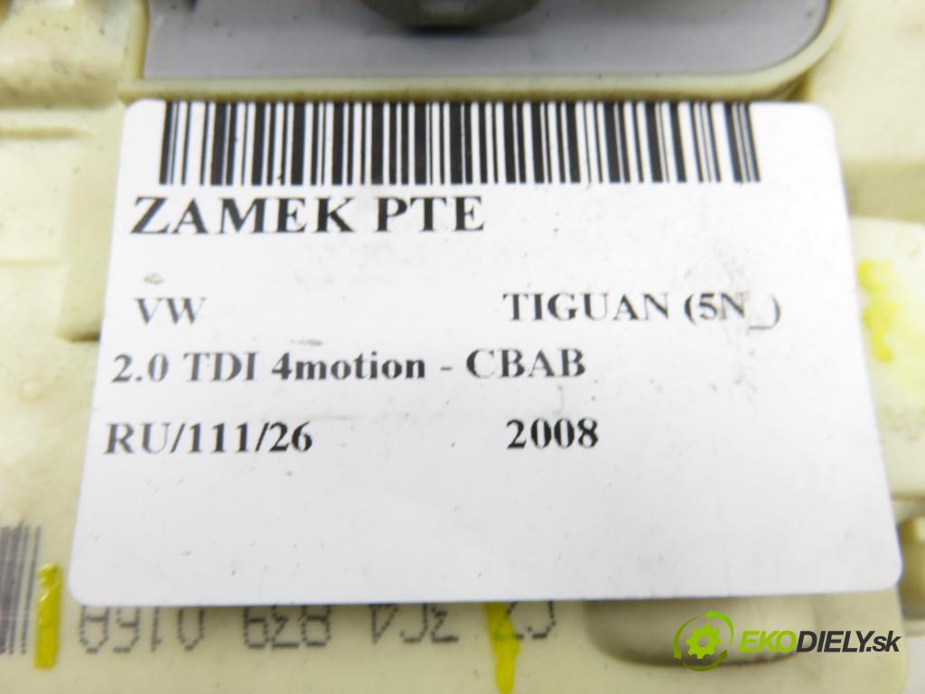 VW TIGUAN (5N_) SUV 2008 103,00 2.0 TDI 4motion - CBAB 1968,00 zámok PTE 3C4839016A