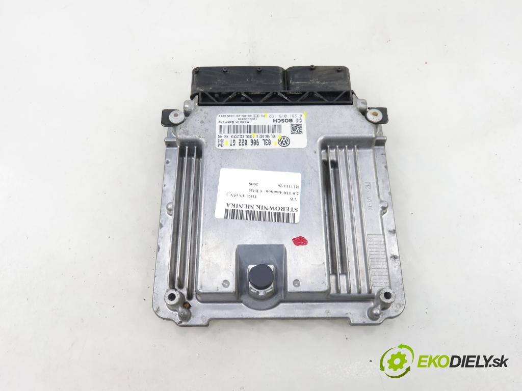 VW TIGUAN (5N_) SUV 2008 103,00 2.0 TDI 4motion - CBAB 1968,00 Riadiaca jednotka Motor 03L906022GT ; 03L906022G ; 0281015192