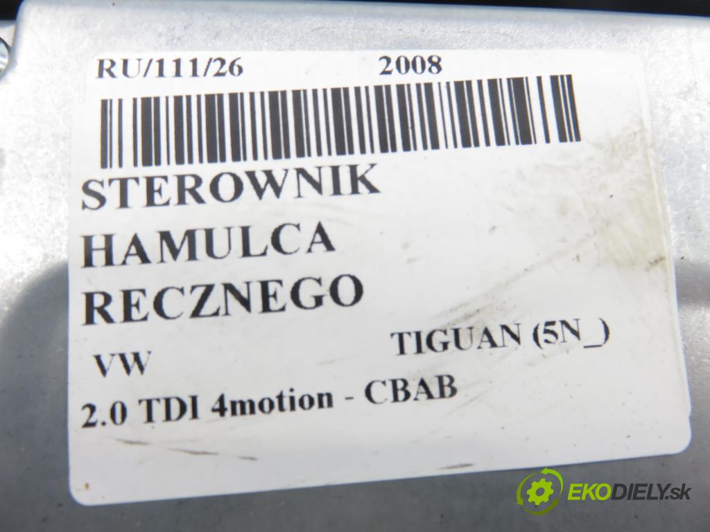 VW TIGUAN (5N_) SUV 2008 103,00 2.0 TDI 4motion - CBAB 1968,00 řídící jednotka brzdy MANUÁL 5N0907801B ; 16887401A