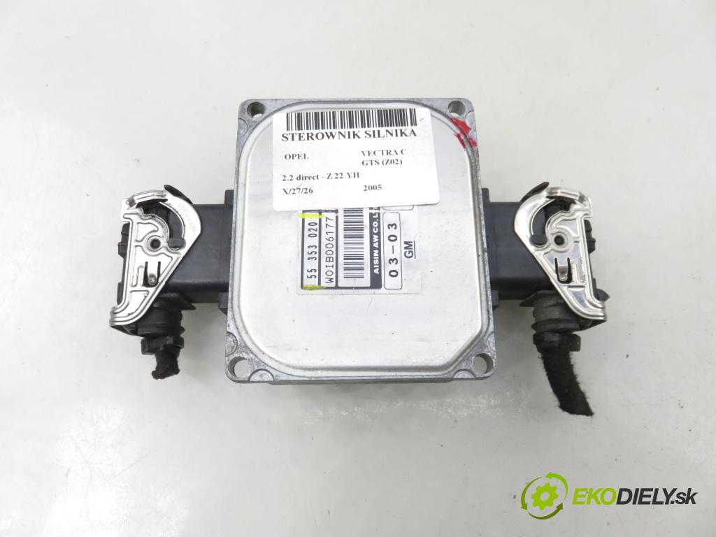 OPEL VECTRA C GTS (Z02) LIFTBACK 2005 114,00 2.2 direct 155 - Z 22 YH 2198,00 Riadiaca jednotka prevodovky 55353020