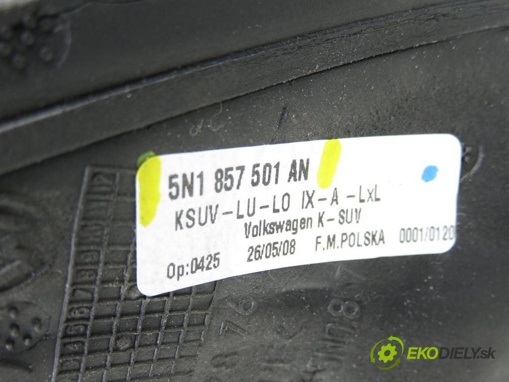 VW TIGUAN (5N_) SUV 2008 103,00 2.0 TDI 4motion - CBAB 1968,00 Spätné zrkadlo LE 5N1857501AN