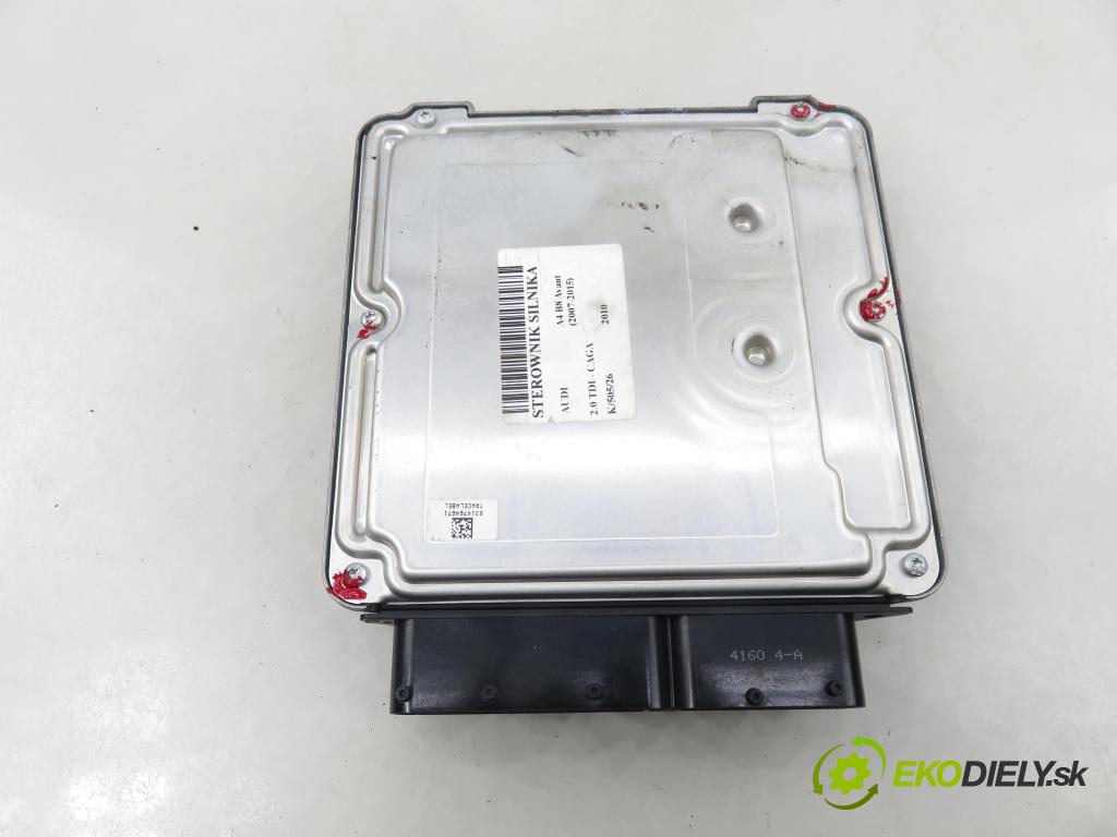 AUDI A4 Avant (8K5, B8) KOMBI 2010 105,00 2.0 TDI - CAGA 1968,00 Riadiaca jednotka Motor 0281016698 ; 03L906019AS ; 03L906022B