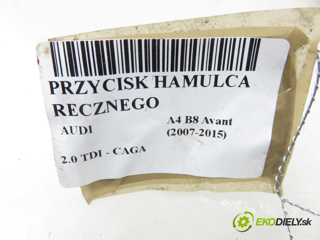 AUDI A4 Avant (8K5, B8) KOMBI 2010 105,00 2.0 TDI - CAGA 1968,00 vypínač brzdy MANUÁLNY: 8K1927225B