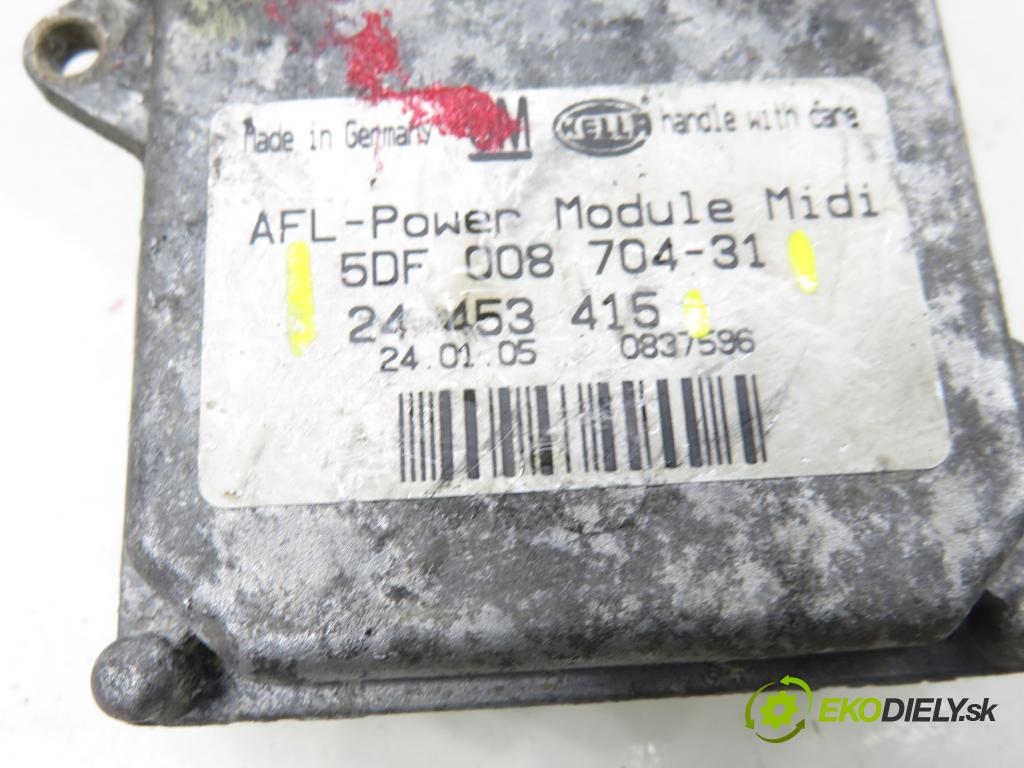 OPEL VECTRA C GTS (Z02) LIFTBACK 2005 114,00 2.2 direct 155 - Z 22 YH 2198,00 Riadiaca jednotka svetlá 24453415 ; 5DF00870431