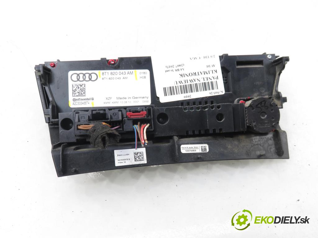 AUDI A4 Avant (8K5, B8) KOMBI 2010 105,00 2.0 TDI - CAGA 1968,00 Panel topení KLIMATRONIK 8T1820043AM ; A2C53346674