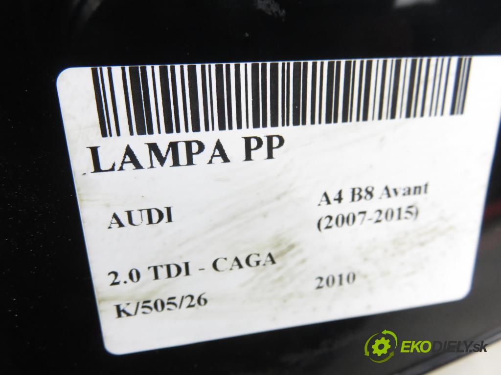 AUDI A4 Avant (8K5, B8) KOMBI 2010 105,00 2.0 TDI - CAGA 1968,00 Svetlo PP