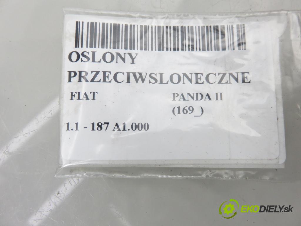 FIAT PANDA (169_) HB 2006 40,00 1.1 54 - 187 A1.000 1108,00 kryty protislnečné