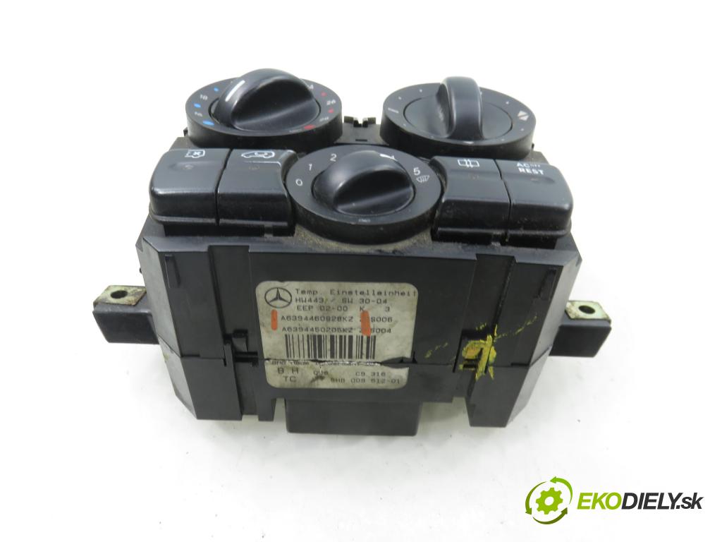 MERCEDES-BENZ VIANO (W639) VAN 2004 110,00 CDI 2.2 150 - OM 646.982 2148,00 Panel kúrenia KLIMATIZACE: A6394460828KZ