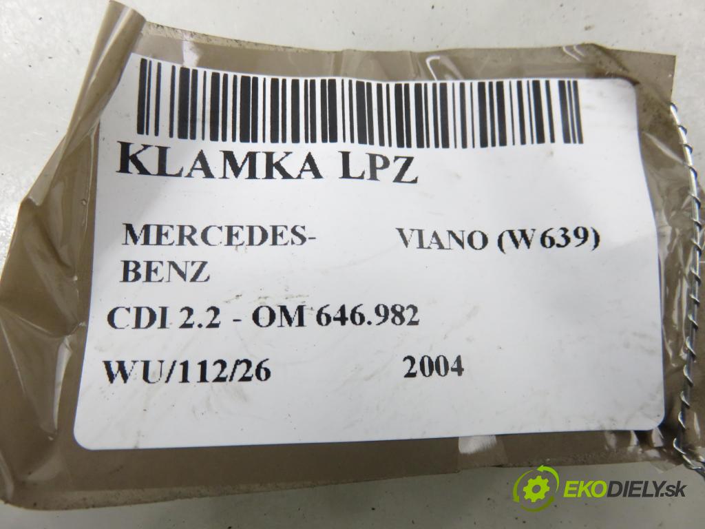 MERCEDES-BENZ VIANO (W639) VAN 2004 110,00 CDI 2.2 150 - OM 646.982 2148,00 klika LPZ