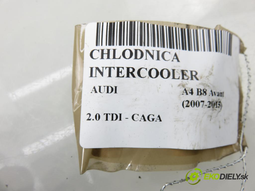 AUDI A4 Avant (8K5, B8) KOMBI 2010 105,00 2.0 TDI - CAGA 1968,00 chladič intercooler 8K0145805G
