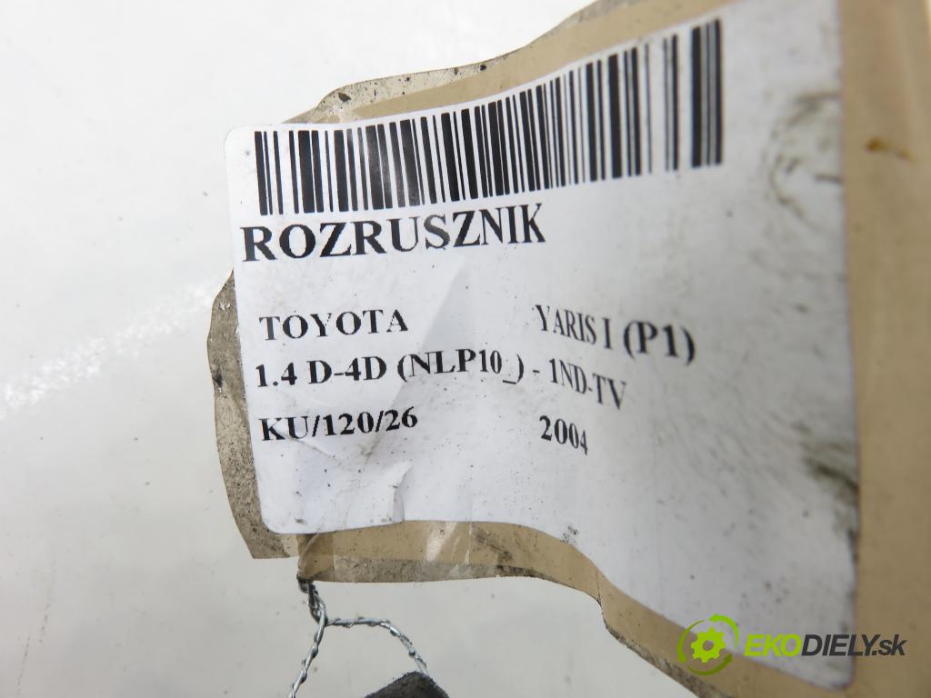 TOYOTA YARIS (_P1_) HB 2004 55,00 1.4 D-4D (NLP10_) - 1ND-TV 1364,00 startér 2810033040 (Startér)