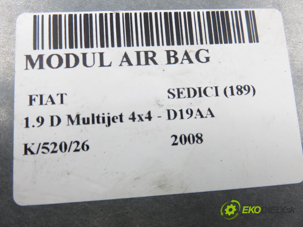 FIAT SEDICI (189_) CROSSOVER 2008 88,00 1.9 D Multijet 120 4x4 - D19AA 1910,00 MODUL air BAG 3891079J12000