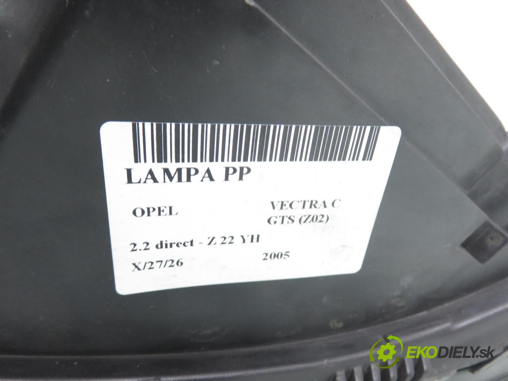 OPEL VECTRA C GTS (Z02) LIFTBACK 2005 114,00 2.2 direct 155 - Z 22 YH 2198,00 svetla predný 15987200 ; 15987100