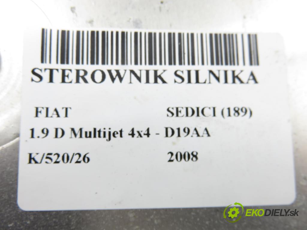 FIAT SEDICI (189_) CROSSOVER 2008 88,00 1.9 D Multijet 120 4x4 - D19AA 1910,00 Riadiaca jednotka Motor 0281012992 ; 51806261
